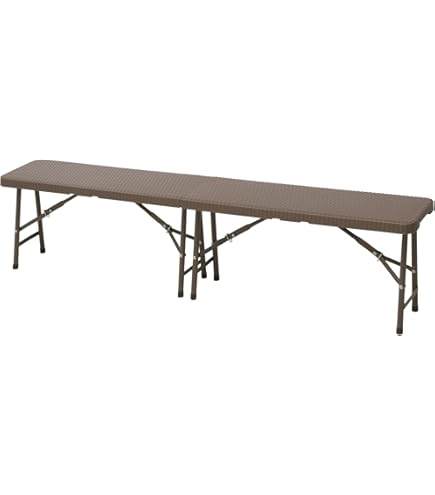 Amazon.co.jp: 折りたたみガーデンベンチ 幅183×奥行28×高さ43.5